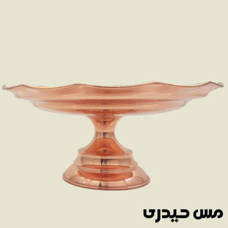 شیرینی خوری مسی چکشی مدل ایلیا