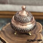قندان مسی مدل رز آرشیدا ( سه پایه ) - Image 2