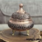 قندان مسی مدل رز آرشیدا ( سه پایه )