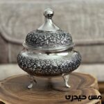 قندان کروم مدل رز آرشیدا ( 3 پایه )