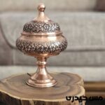 قندان مسی مدل رز آرشیدا ( پایه بلند )