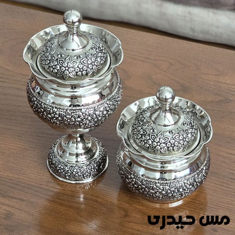قندان کروم مدل ایل ماه ساخت زنجان