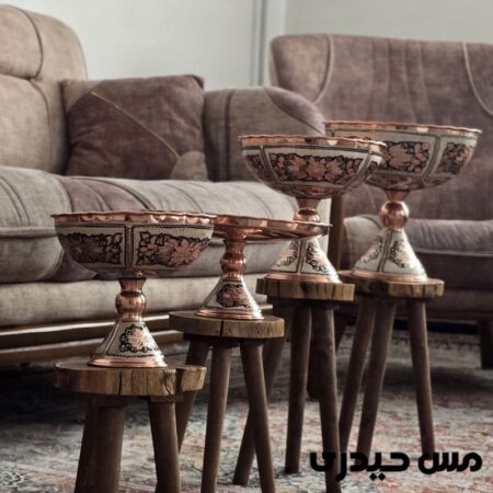 سرویس پذیرایی مسی نقره کوب طرح سلنا