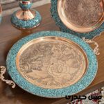 سینی فیروزه کوبی مدل هیراد