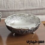 شکلات خوری کروم سه پایه مدل حریر زنجان - Image 2