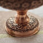 شکلات خوری مسی پایه بلند مدل ماهک زنجان - تصویر 2